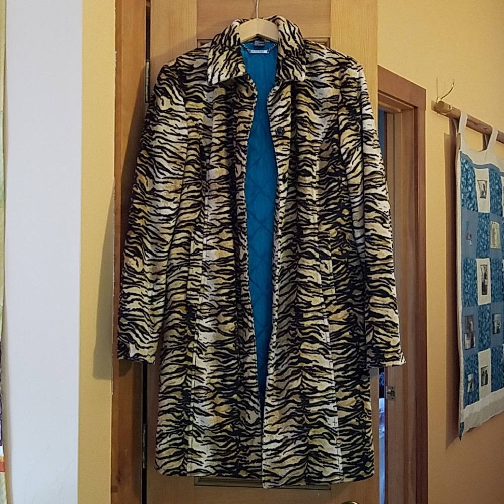 Long Animal Print Jacket